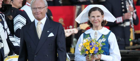 Los Reyes Carlos Gustavo y Silvia de Suecia