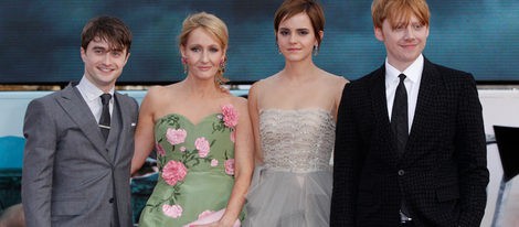 Daniel Radcliffe, Emma Watson y Rupert Grint despiden a Harry Potter en el estreno de la última película en Londres