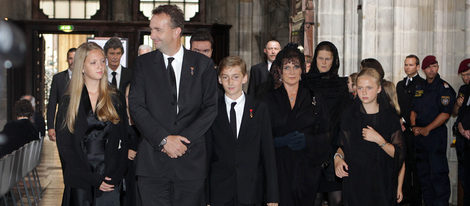 La Infanta Cristina representa a la Casa Real Española en el funeral de Otto de Habsburgo