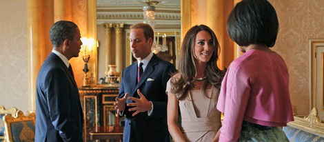 Barack y Michelle Obama, agasajados por Isabel II y los Duques de Cambridge en Londres