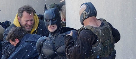 Marion Cotillard y Christian Bale ruedan ''The Dark Knight rises' en Pittsburgh