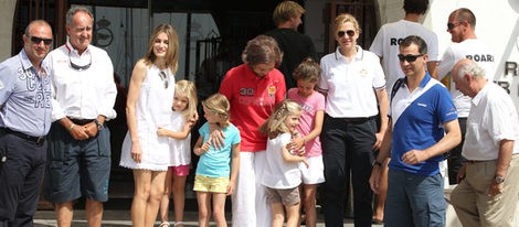 La Princesa Letizia y las Infantas Leonor y Sofía se unen a la Familia Real en sus vacaciones en Mallorca