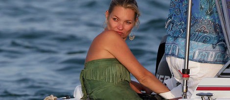 Kate Moss pasa sus vacaciones en Saint-Tropez junto a su hija Lila Grace y sin su marido Jamie Hince