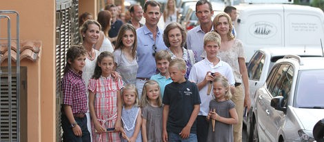 La Princesa Letizia pillada en bikini junto a la Familia Real en Cabrera