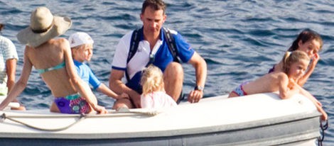 La Princesa Letizia pillada en bikini junto a la Familia Real en Cabrera