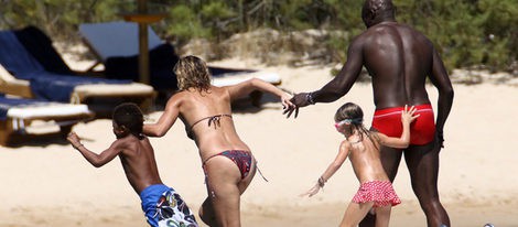 Heidi Klum y Seal, vacaciones familiares en Porto Cervo tras su paso por Ibiza