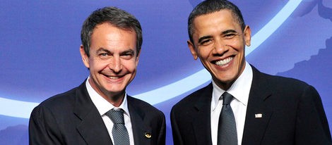Barack Obama y José Luis Rodríguez Zapatero, retrato de dos presidentes en apuros