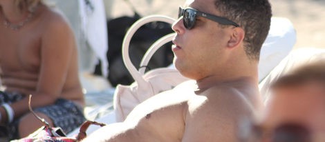 Ronaldo Nazario disfruta de la buena vida en Ibiza con su familia