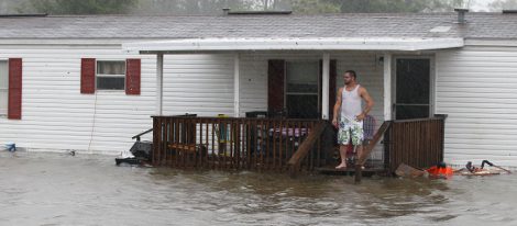 Inundaciones y casas arrasadas tras el paso del huracán Irene