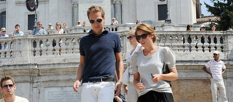 La Princesa Beatriz de York y su novio Dave Clark, dos turistas en Roma