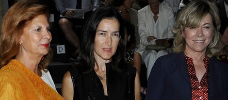Esmeralda Moya y Tania Llasera, invitadas en la Cibeles Madrid Fashion Week 2011