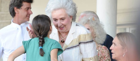 La Infanta Pilar, la Duquesa de Alba y Cayetano Martínez de Irujo reinan en el Concurso de Saltos
