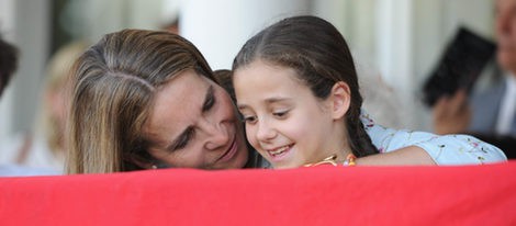La Infanta Pilar, la Duquesa de Alba y Cayetano Martínez de Irujo reinan en el Concurso de Saltos