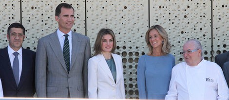 Los Príncipes Felipe y Letizia inauguran el 'Basque Culinary Center' en San Sebastián