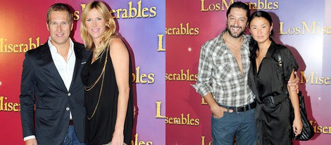 Santi Millán, Ricky Rubio y Joan Laporta disfrutan del estreno de 'Los Miserables' en Barcelona