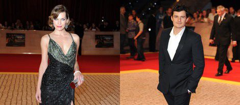 Milla Jovovich y Orlando Bloom conquistan Londres con el estreno de 'Los tres mosqueteros'