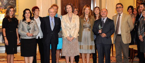 La Reina Sofía preside la entrega del Premio a la Acción Magistral 2011 en Zarzuela