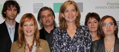 La Infanta Cristina premia a Vicente del Bosque, Gerard Piqué y Carles Puyol con la distinción al Mérito Deportivo