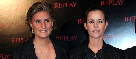 María Zurita, Amelia Bono y Alejandra Rojas inauguran la tienda Replay en Barcelona