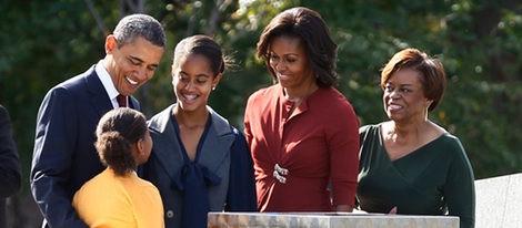 Los Obama, Aretha Franklin y Stevie Wonder inauguran un monumento en memoria a Martin Luther King