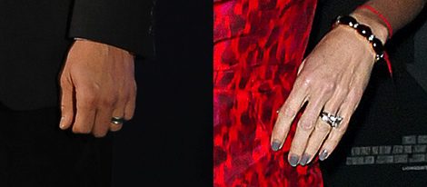 Demi Moore y Ashton Kutcher siguen luciendo el anillo de casados por separado