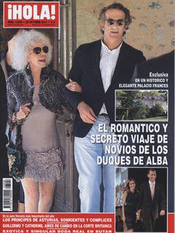 La Duquesa de Alba y Alfonso Díez realizan en sercreto su primer viaje como casados