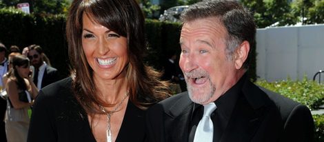 El actor Robin Williams con su tercera esposa
