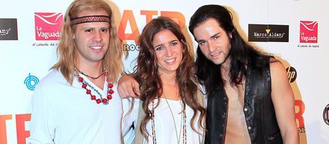 Lucía Jiménez en el estreno del musical 'Hair' en Madrid