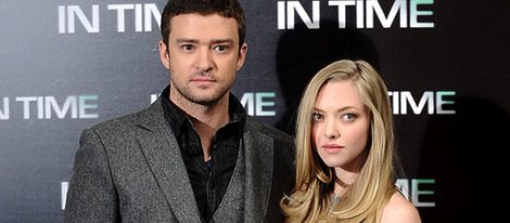 Amanda Seyfried y Justin Timberlake cautivan al público de Madrid con la presentación de 'In time'