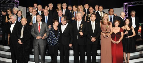 Todos los galardonados con el premio Antena de Oro 2011