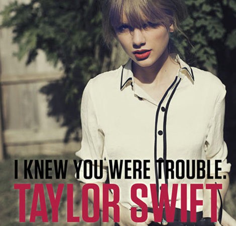 Taylor Swift lanza 'I Knew You Were Trouble' días antes de la publicación de su disco 'Red'