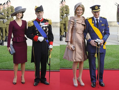 Los Príncipes de Dinamarca y los Príncipes de Bélgica