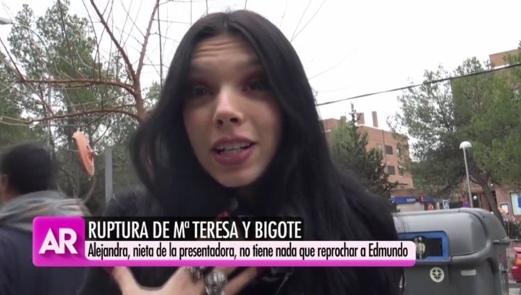 Alejandra Rubio en una entrevista en 'El programa de Ana Rosa'/ Foto: Telecinco.es
