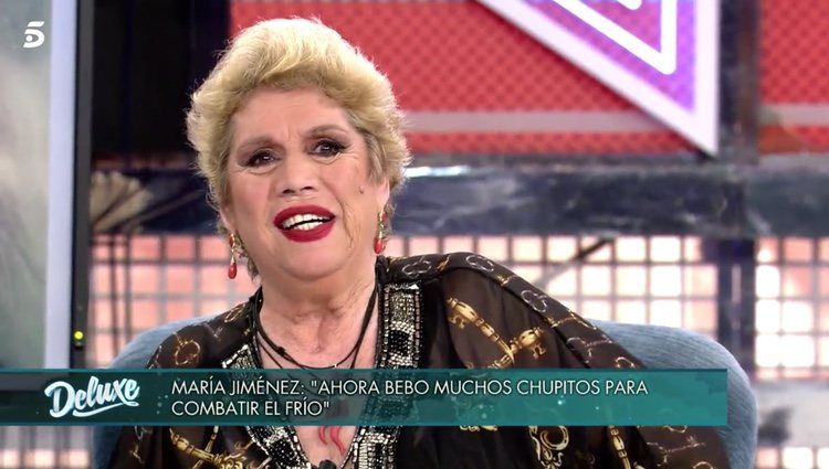 María Jiménez en 'Sábado Deluxe'|Foto: telecinco.es