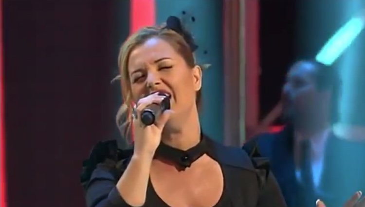 Meritxell Negre cantando en 'El Número 1'