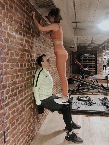 Risto Mejide y Laura Escanes en el gimnasio/ Foto: Instagram
