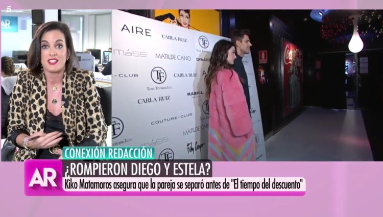 Leticia Requejo hablando de Estela Grande y Diego Matamoros en 'El programa de Ana Rosa'/ Foto: Telecinco.es