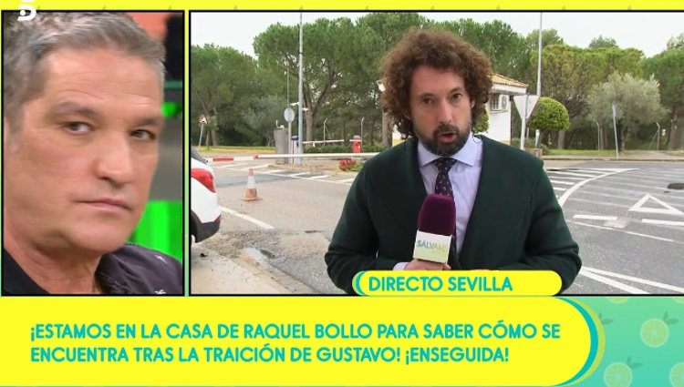 José Antonio León explicando la ausencia de Raquel Bollo / Telecinco.es