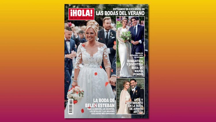 Belén Esteban y María Pombo en la portada de la revista ¡HOLA! | Foto: Telecinco.es