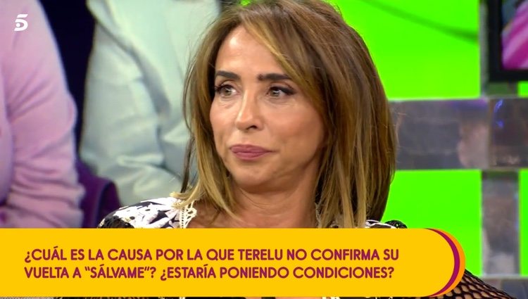María Patiño tiene clara su postura en la posible vuelta de Terelu Campos / Telecinco.es
