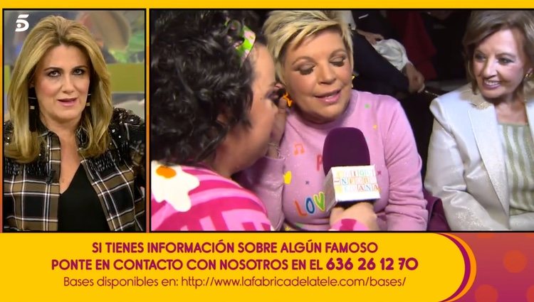 Carlota Corredera hablando de la vuelta de Terelu Campos / Telecinco.es