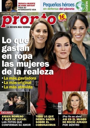 El beso en la portada de la revista Pronto