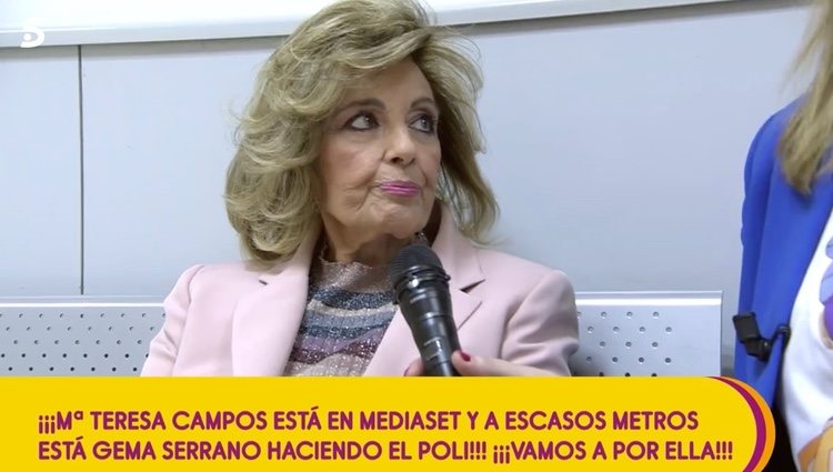 María Teresa Campos hablando de Bigote Arrocet | Foto: telecinco.es