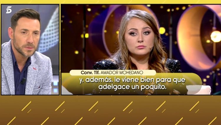 Amador Mohedano hablando de Rocío Flores / Telecinco.es