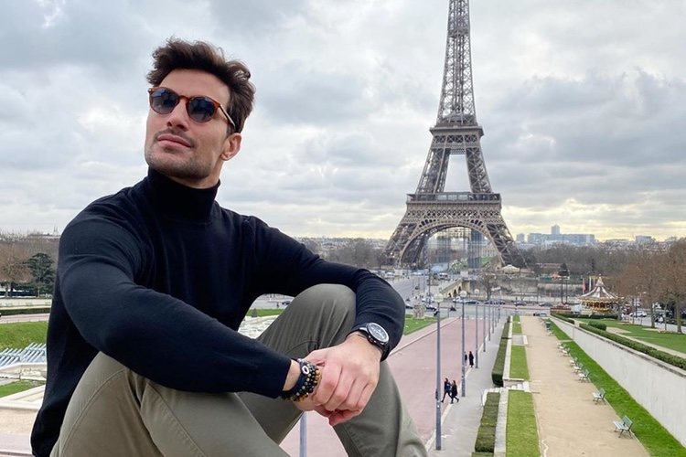 Jaime Astrain disfrutando de su viaje a París/Instagram