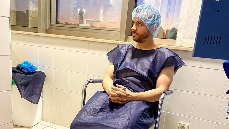 David Muñoz en el hospital/Instagram