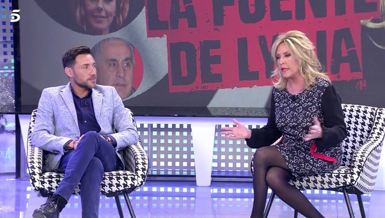 Lydia Lozano y Antonio David Flores enfrentados en 'Sálvame'|Foto: telecinco.es
