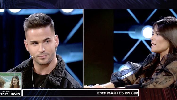 Alex y Fiama en el debate final| Foto: Telecinco.es