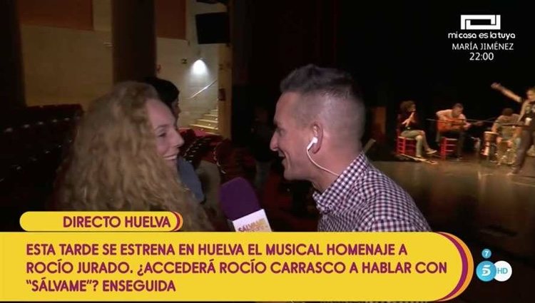 Rocío Carrasco en directo en 'Sálvame' / Telecinco.es