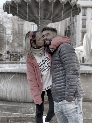 Gloria Camila con David en Granada / Instagram